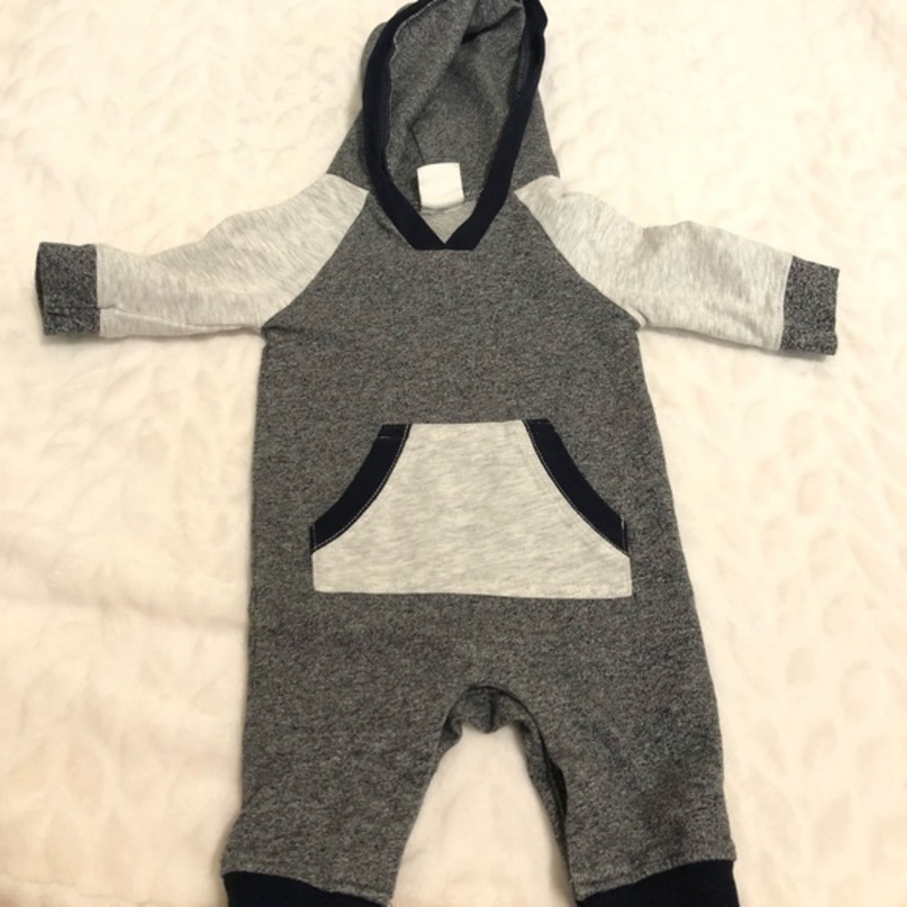 Starting out newborn baby boy jumpsuit hoodie